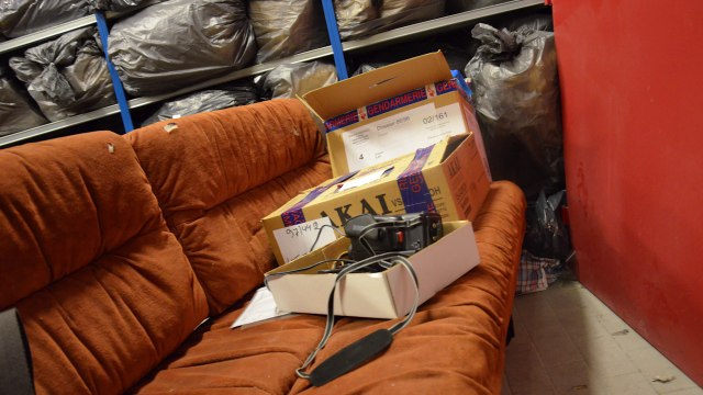 Les objets saisis lors de l'affaire Dutroux