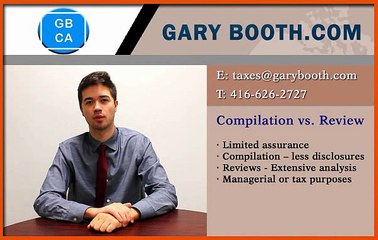 Gary Booth.com | Compilation vs Review, Limited assurance, Managerial or tax purposes