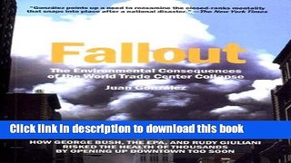 Download Fallout: The Environmental Consequences of the World Trade Center Collapse Free Books