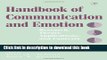 PDF Handbook of Communication and Emotion: Research Theory Applications and Contexts Free Books