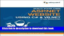 Download Build Your Own ASP.NET Website Using C# and VB.NET PDF Free