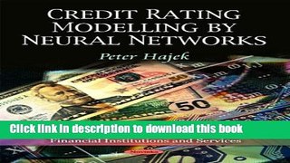 [PDF] Credit Rating Modelling by Neural Networks (Financial Institutions and Services) Read Full