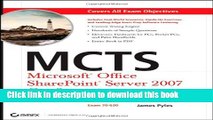 Read MCTS Microsoft Office SharePoint Server 2007 Configuration Study Guide: Exam 70-630 Ebook