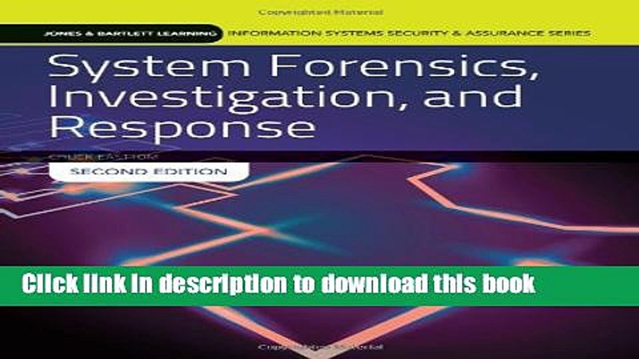 Read System Forensics, Investigation and Response Ebook Online