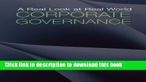 [Read PDF] A Real Look at Real World Corporate Governance Download Free