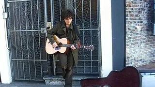 Paddy Casey busking at haight ashbury. March 29, 08