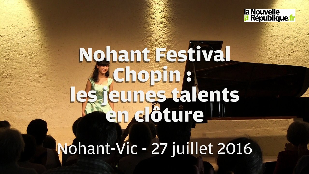 VIDEO. Nohant Festival Chopin : les jeunes talents en clôture