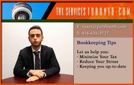 Tax Services Toronto.com | Bookkeeping Tips, Minimize Your Tax, 416-626-2727