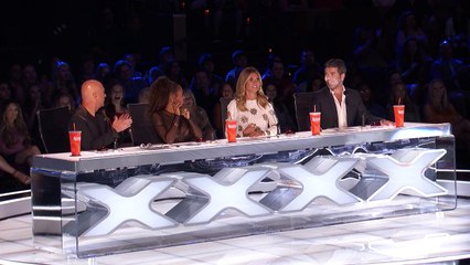 Tape Face Modern Day Mime Embarrasses Nick Cannon and Heidi Klum America's Got Talent 2016