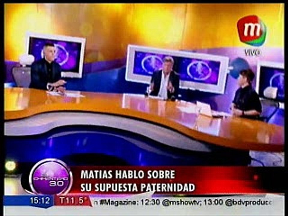 Matías Alé habló de su supuesta paternidad