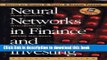 Read Neural Networks in Finance and Investing: Using Artificial Intelligence to Improve Real-World