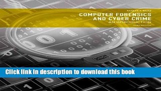 Read Computer Forensics and Cyber Crime: An Introduction Ebook Free