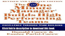 Read Books The One Minute Manager Builds High Performing Teams: New and Revised Edition E-Book
