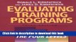 Read Evaluating Training Programs: The Four Levels  Ebook Free