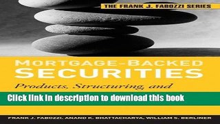 Download Mortgage-Backed Securities: Products, Structuring, and Analytical Techniques (Frank J.