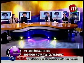 Rodrigo Noya y Mica Vazquez: Sentir la actuación desde muy pequeños
