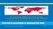 Read Increasing Effectiveness of the Community College Financial Model: A Global Perspective for