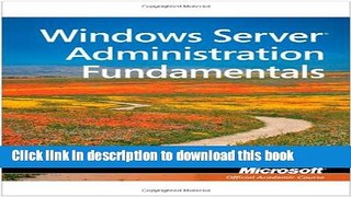 Read Exam 98-365 MTA Windows Server Administration Fundamentals Ebook Free