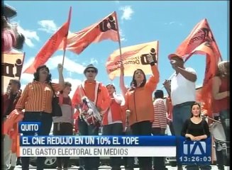 CNE redujo en un 10% el tope del gasto electoral en medios