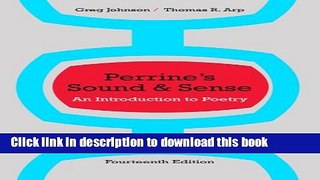Read Perrine s Sound and Sense: An Introduction to Poetry (Perrine s Sound   Sense: An