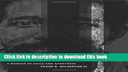 Read Incognegro: A Memoir of Exile and Apartheid PDF Free