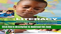 Download Literacy Assessment   Intervention for Classroom Teachers PDF Free