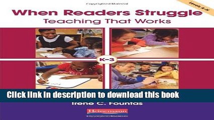 Download When Readers Struggle: Teaching That Works Ebook Online