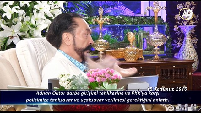 Adnan Oktar darbe girişimi tehlikesine ve PKK'ya karşı polisimize tanksavar ve uçaksavar verilmesi gerektiğini anlattı.
