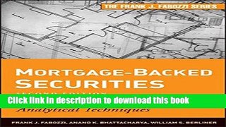 Read Books Mortgage-Backed Securities: Products, Structuring, and Analytical Techniques Ebook PDF