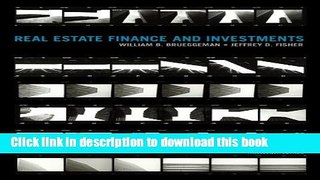 Download Books Real Estate Finance and Investments Ebook PDF