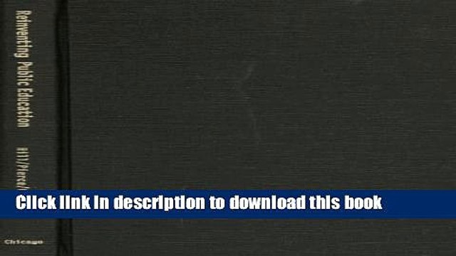 Read Reinventing Public Education: How Contracting Can Transform America s Schools (Rand Research