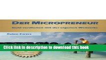 Read Der Micropreneur - Geld verdienen mit der eigenen Webseite (German Edition) Ebook Free