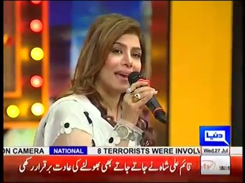 Mazaaq Raat 27 July 2016 - Shabnam Majid - Jan Achakzai - Dunya News