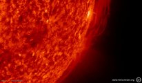 Solar flare - Strong eruption on sunspot 1520 (July 23, 2012) SDO AIA 304 - Video Vax