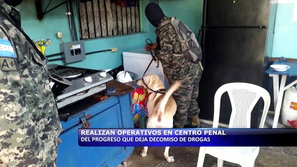 Operativo en centro penal del Progreso deja decomiso de drogas