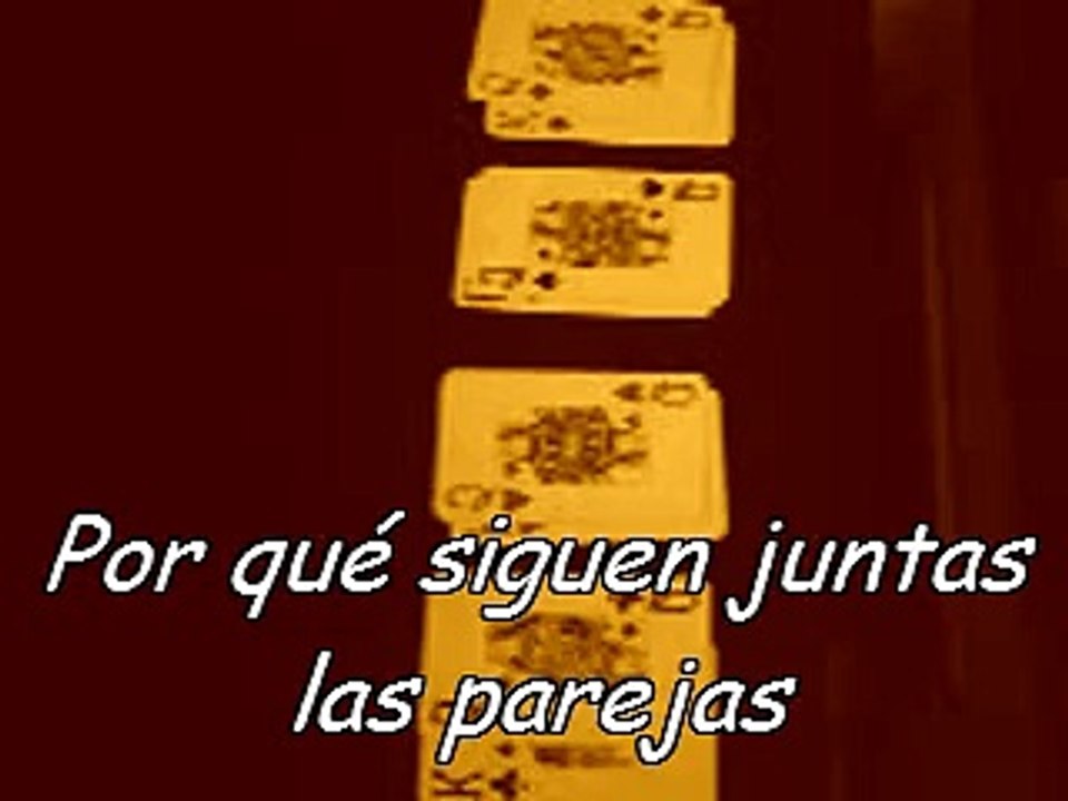 Truco de magia - ¿Por qué siguen juntas las parejas?