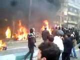 Iran 27 Dec 09 Tehran college bridge Protest