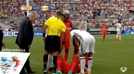 Download Video: Thiago Silva Gets Injured - Real Madrid vs PSG - International Champions Cup - 28/07/2016