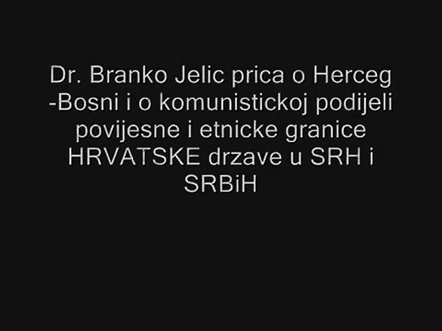 Dr. Branko Jelic o Herceg-Bosni, Minhen 17-4-1971