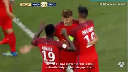 Thomas Meunier 0 3 Second Goal HD - Real Madrid 0-3 PSG International Champions Cup 27.07.2016