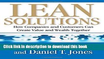 [Download] Lean Solutions: How Companies and Customers Can Create Value and Wealth Together  Full