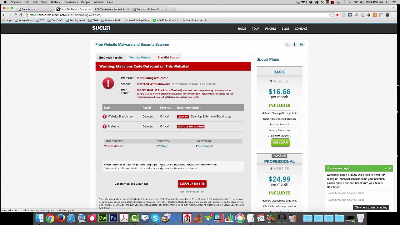 Wordpress Malware Removal