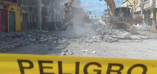 Mediante implosión edificios de Portoviejo serán derrumbados
