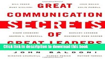 [PDF] Great Communication Secrets of Great Leaders  Full EBook