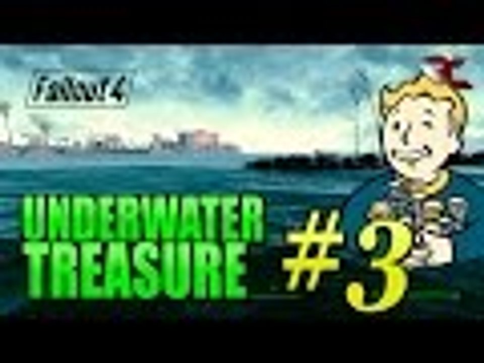 Fallout 4 - Underwater Secrets Exploration (Treasure Easter Egg #3)