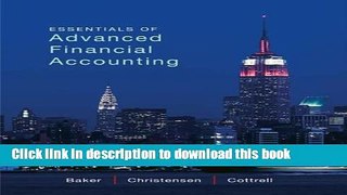 [Read PDF] Essentials of Advanced Financial Accounting Download Free