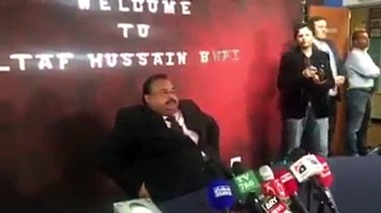 Altaf Hussain Barking Threat Speech Against Rangers