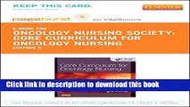 Read Core Curriculum for Oncology Nursing - Elsevier eBook on Vitalsource (Retail Access Card) PDF