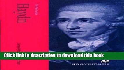 Read The New Grove Haydn Ebook Free