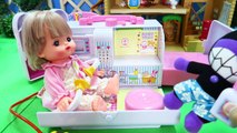 メルちゃん うさぎさんきゅうきゅうしゃ 救急車 病院でお医者さんごっこ  アンパンマン ばいきんまん Baby Doll Hospital Toys